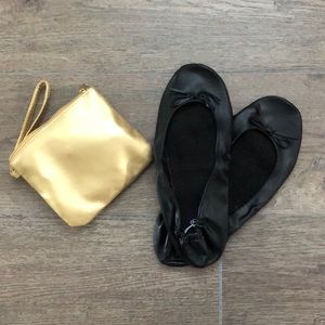 Dr. Scholls fast flats in black